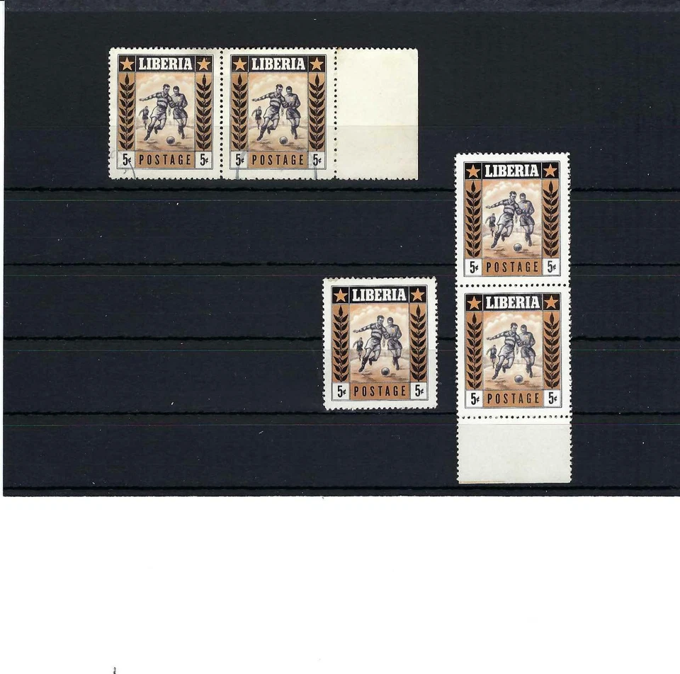 FUTBOLL- SOCCER- >> SPORTS     (5}  LIBERIA   RARE - Image 1 of 1