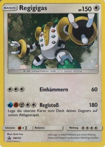 Pokemon TCG Karte - Regigigas SM243 - SM Black Star Promo - Near Mint - Deutsch - Bild 1 von 1