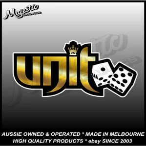 UNIT DICE - 210mm x 95mm - DECAL - Bild 1 von 1