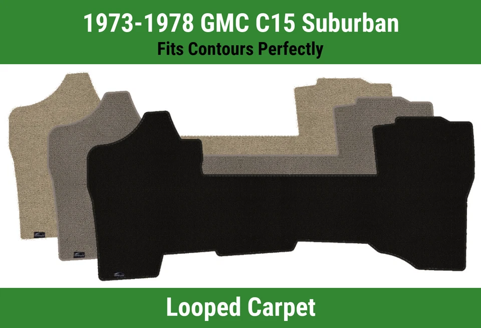 Alfombra de primera fila Lloyd Classic Loop para 1973-1978 GMC C15 Suburban  Foto 1 de 4