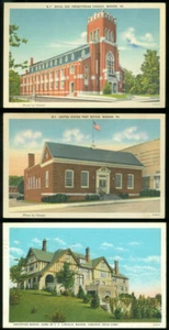 3 POSTCARDS - MARION, VA - Imagen 1 de 1