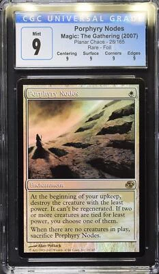 PORPHYRY NODES Planar Chaos Foil Rare CGC 9 Q MTG [Nostalgium] - Image 1 of 2