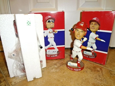 STL Cardinals Springfield Bobbleheads MATT ADAMS or DAVID FREESE SGA '12 Hammons Cover