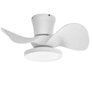 ocioc Quiet Ceiling Fan with LED Light 22 inch Large Air Volume Remote Contro... - Picture 1 of 9