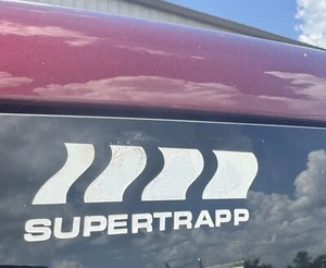 Vintage SuperTrapp Exhaust Logo Decal - Rare Peel & Stick Design - Picture 1 of 2