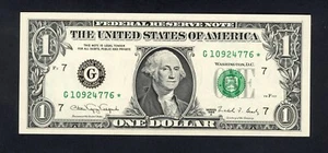 UNITED STATES  REPLACEMENT 1 DOLLAR  1988A   PICK # 480b  UNC. - Picture 1 of 2