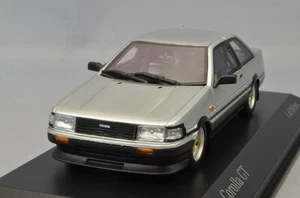 Minichamps 437166321 1/43 Corolla GT 1984 Silver Model Car From Japan - Picture 1 of 8