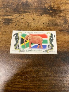 2010 Topps Allen & Ginter's National Animals Minis African Elephant #NA13 - Picture 1 of 1