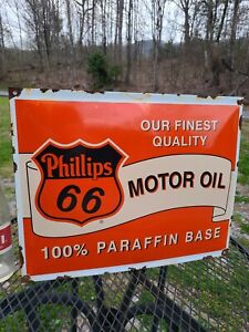 VINTAGE STYLE 1 3/4 AND 1/2 INCH PHILLIPS 66 RED OIL DECAL STICKER 