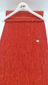 Möbelbezugsstoff Polsterstoff Dekostoff Webstruktur Rostrot Landhausstil 1270 - Bild 1 von 3