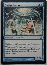 MAGIC THE GATHERING MTG 2006 GUILDPACT BLUE VERTIGO SPAWN CREATURE ENGLISH CARD