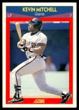 1990 Score 100 Superstars #50 Kevin Mitchell San Francisco Giants