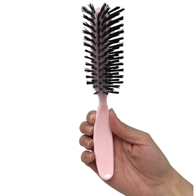Cepillo desenredante para cabello - Cerdas de nailon, cepillo de 7 filas para cabello grueso - Sma Foto 1 de 4