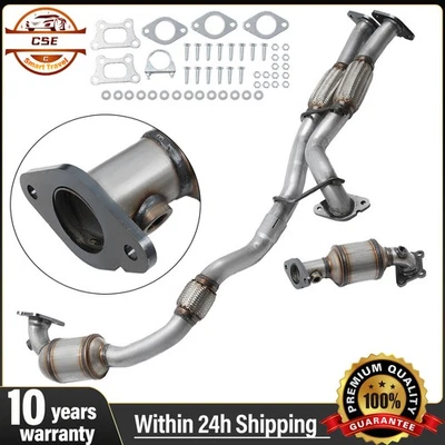 For Cadillac SRX 3.6L Both Catalytic Converter & Flex Pipes 2012-2016 OEM #` Foto 1 de 4