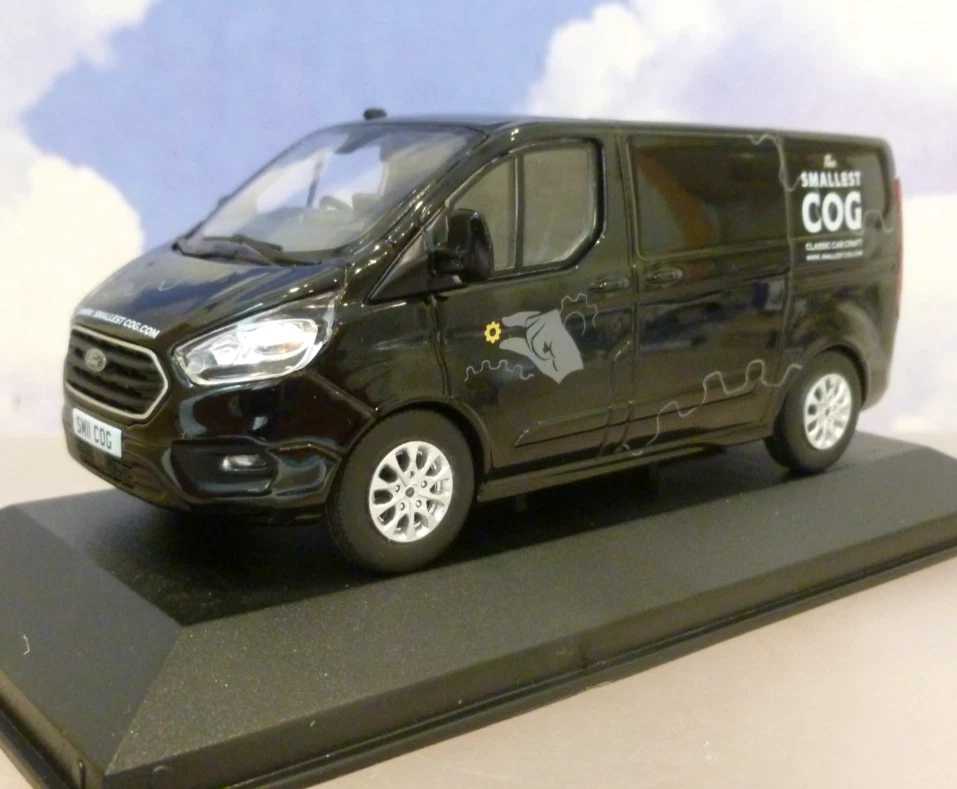 VANGUARD 1/43 2022 FORD TRANSIT 300L1 RICHARD HAMMOND SMALLEST COG BLACK VA15105 - Image 1 of 4