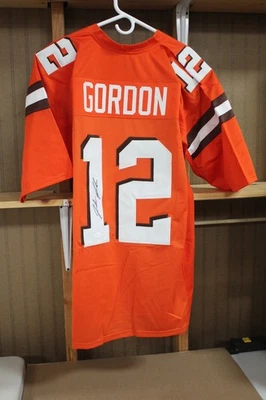 Camiseta deportiva firmada por Josh Gordon de los Browns (JSA COA) Cleveland 2013 Pro Bowl receptor ancho Foto 1 de 4