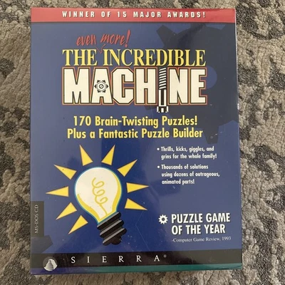 The Even More Incredible Machine by Sierra (PC CD) Big Box - New Sealed - Image 1 of 4