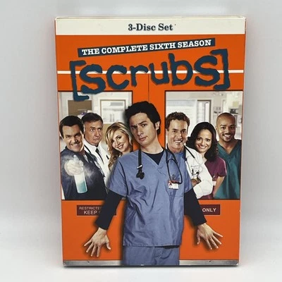 Scrubs: the Complete Sixth Season (DVD, 2006, Full Screen) Brand New Sealed Foto 1 de 4
