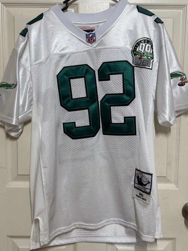 Vtg Throwback Mitchell & Ness Reggie White Philadelphia Eagles Jersey Size 48/M - Image 1 of 4