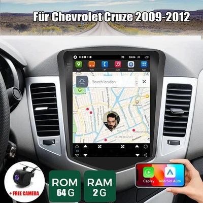 Für Chevrolet Cruze 2009-2012 9.7" Autoradio Apple Carplay GPS DSP BT Android 15 - Bild 1 von 4