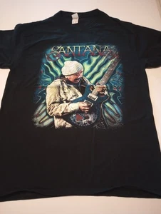 Santana 2022 Tour Banc of California Stadium Portrait graphic t-shirt adult med - Picture 1 of 3