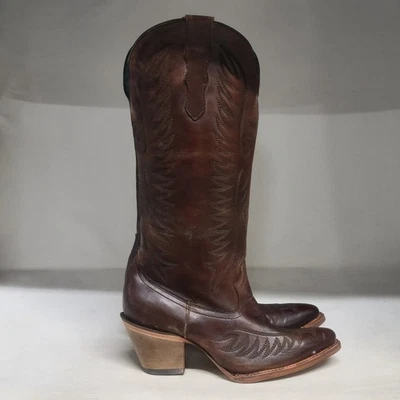 Corral Embroidery Western Boot Cognac Womens Size 9M - Image 1 of 4