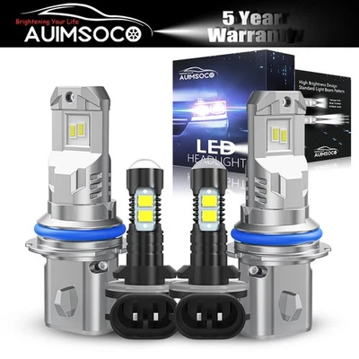 Faros antiniebla altos/bajos LED para Ford Escort 1992-1993 LX-E sedán 4 puertas Foto 1 de 4