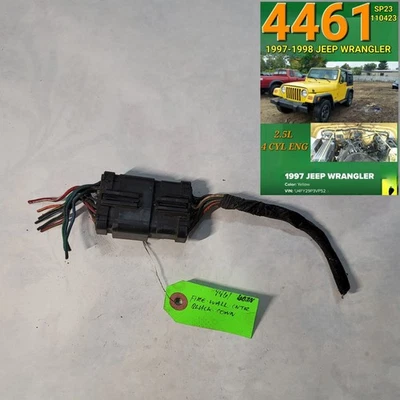⭐⭐OEM 1997-1998 JEEP WRANGLER CENTRO DE FIREWALL CONECTOR NEGRO⭐⭐ Foto 1 de 2