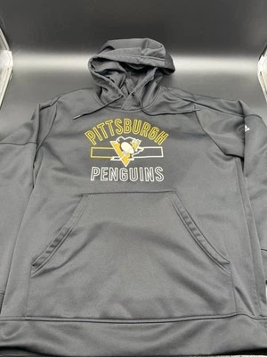 Womens ADIDAS PITTSBURGH PENGUINS fleece lined hoodie sweatshirt size 2XL EUC - Image 1 of 4