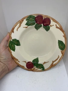 "Cuenco de sopa vintage con borde de manzana franciscana de 8,625"" usado en excelente estado" - Imagen 1 de 20