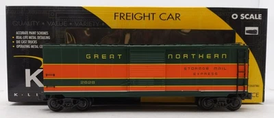 K-Line k761-1593 O Gauge Great Northern Express Service Boxcar #2628 EX/Box - Image 1 of 4