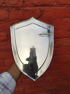 Medieval Knight Armor Heater Shield | Battle Armor Functional Shield - Picture 1 of 6