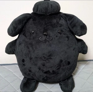 Muñeco de peluche grande Pompompurin Black Friday Sanrio 40 cm sin etiqueta de Japón - Imagen 1 de 2