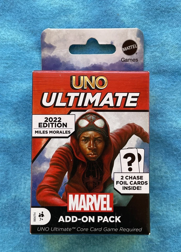 UNO Ultimate Marvel Add-On Pack - 2022 - Miles Morales - NEW and SEALED - Image 1 of 1