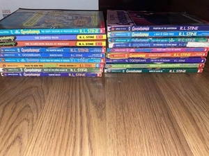 Lot of 18 R.L. Stine Goosebumps Books 90s Scholastic Paperback - Picture 1 of 24