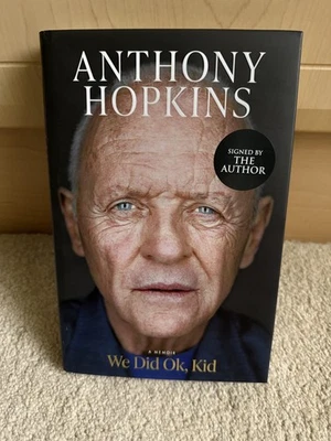 We Did Ok, Kid: A Memoir Okay Signed Edition Autographed Page Anthony Hopkins 📚 - Image 1 of 4