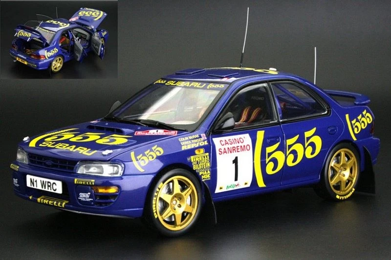 Subaru Impreza 555 Winner Rally SanRemo 1996 McRae-Ringer 1:18 SUNSTAR 5524 - Immagine 1 di 1