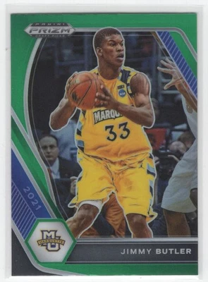 Selecciones del draft #66 2021-22 Panini Prizm _ Jimmy Butler Marquette Golden Eagles Foto 1 de 2