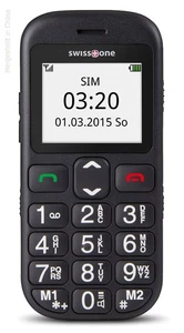 swisstone BBM 320c - GSM-Mobiltelefon schwarz "wie neu" - Bild 1 von 2