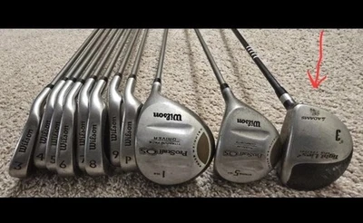 Juego de golf Wilson Pro Staff Os de gran tamaño 1,5 maderas, 3-PW. Flex regular grafito. Derecha Foto 1 de 4