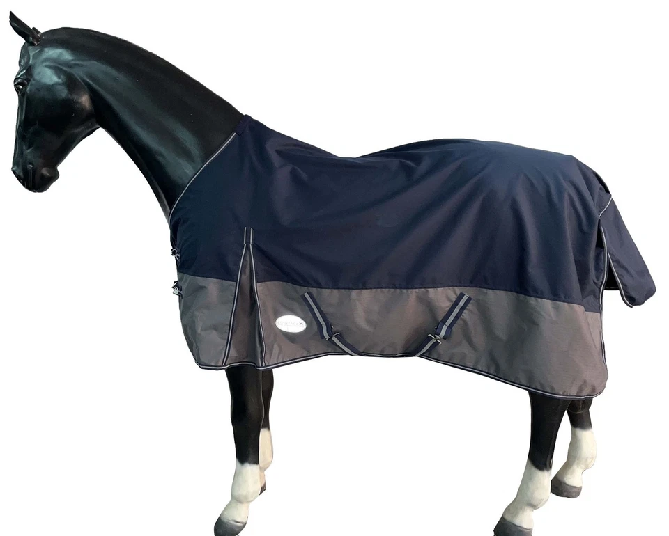 EQUITACK YOUR PASSION IS OUR MISSION Regendecke Winterdecke Wasserdicht 600D mit Fleece Lining Multi Farbe 125-165cm