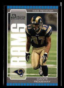 2005 Bowman #202 Dante Ridgeway St. Louis Rams Football Card - Picture 1 of 2