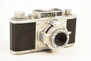 Riken Ricoh Ricolet analoge Kleinbildkamera mit Objektiv 45 mm f/3,5 IST-ZUSTAND LESEN V22 - Bild 1 von 7