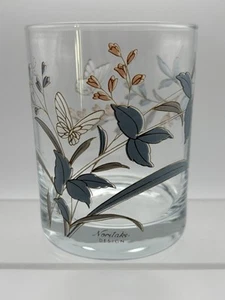 Noritake Keltcraft Ireland Kilkee Butterfly 12oz Glassware Tumbler - Picture 1 of 6