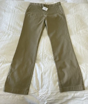 J. Crew Crewcuts | Niños 14 | Pantalón ajustado beige en chino flexible | Nuevo con etiquetas Foto 1 de 4