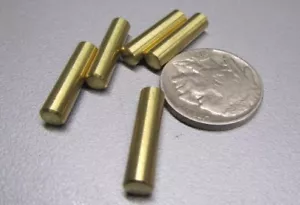 Brass Dowel Shear Pins 3/16" Dia x 3/4" Length, 10 Pieces - Picture 1 of 11