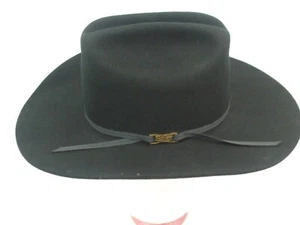 Bailey Colt Men's 6 3/4 Sm Black Hat Western Cowboy 100% Wool Felt Made in USA - Picture 1 of 15