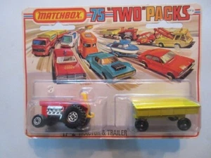 Matchbox 75 Two Pack tractor & trailer - Picture 1 of 2