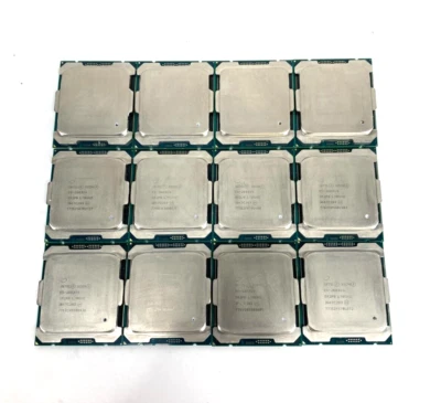 (Lot of 12) Intel Xeon E5-2603V4 SR2P0 1.70GHz 6 Core 15MB CPU Server Processor - Image 1 of 4