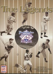 New Legends––Yankee Stadium 75 Years 1923-1998. Official Commemorative Program - Picture 1 of 2